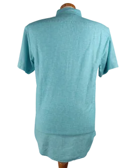 Tommy Hilfiger Herren Kurzarmhemd, blau - Gr. S - Bild 2