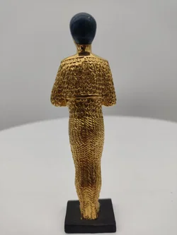 Goldener Ptah Porzellan & Zertifikat von Franklin Mint | Limitierte Rarität – Vorschau 2