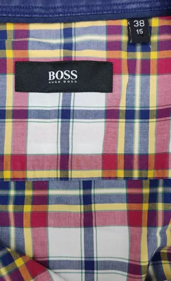 Boss Herren Hemd kariert Gr. 38 – Vorschau 4