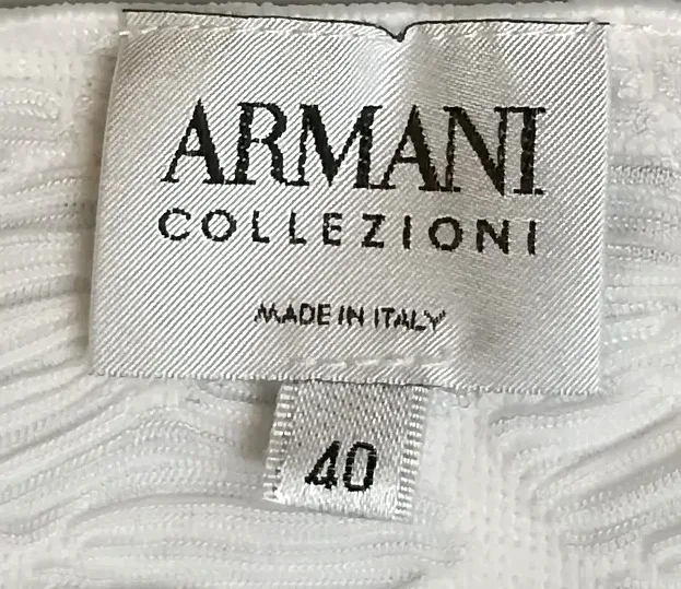 Armani Collezioni Damentshirt weiß Gr. S – Bild 3