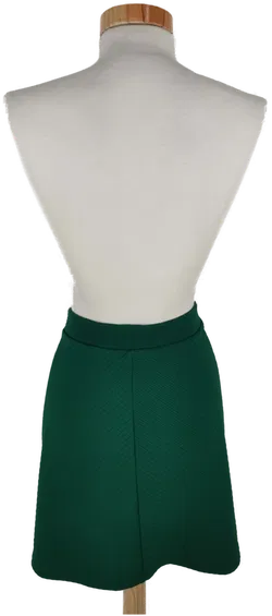 H&M Stretchrock in Grün mit Struktur, Größe L - Bild 3