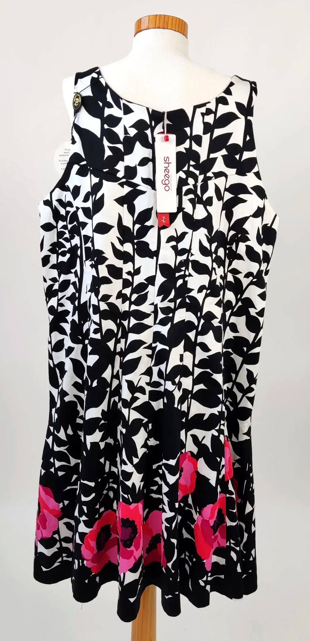Sheego Damen Kleid mit Blumenmuster - Gr. 52 – Bild 2