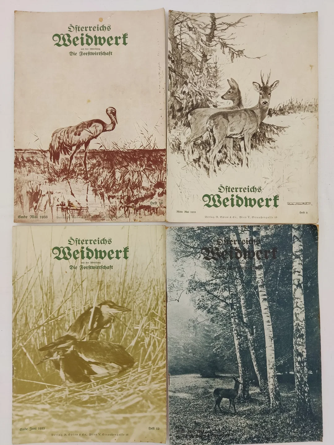 Österreichs Weidwerk - 16 Hefte - Jagdmagazin 1933 – Bild 2