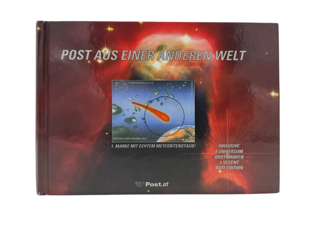 Briefmarkenbuch „Post aus einer anderen Welt“ - Rote Edition - Bild 1