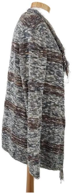 Damenstrickweste dunkler Farbenmix - M - Bild 2