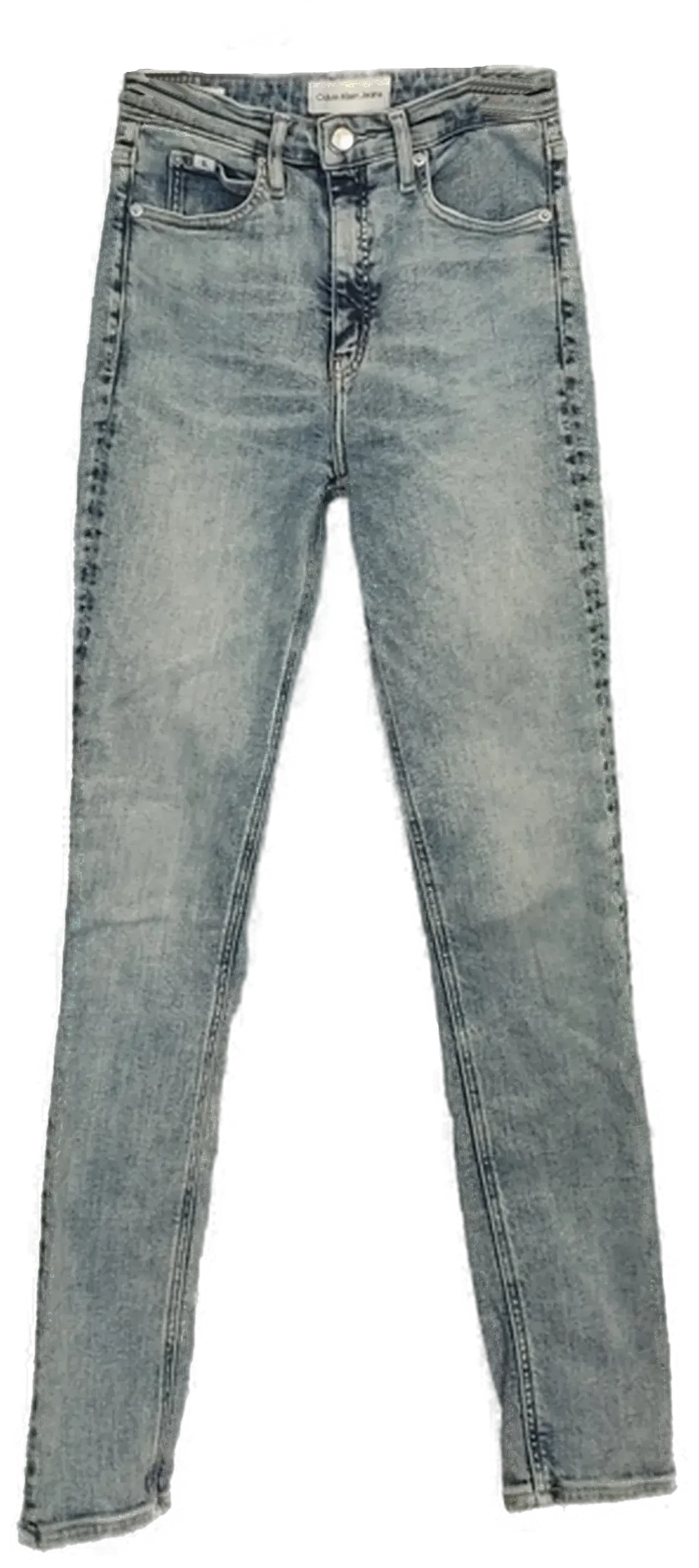 Calvin Klein Damen High Rise Skinny Jeans hellblau Gr. W28 X L32 - Bild 1