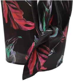 Shirt Comma Polyester Blätterprint | Casual-Eleganz, Gr. 34 - Bild 3