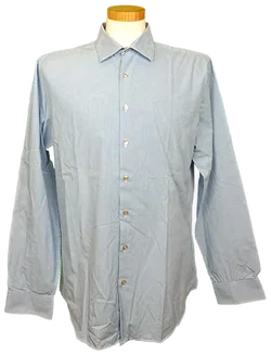 Calvin Klein Herren Hemd blau/weiß kariert Gr. 41/16 - Bild 1