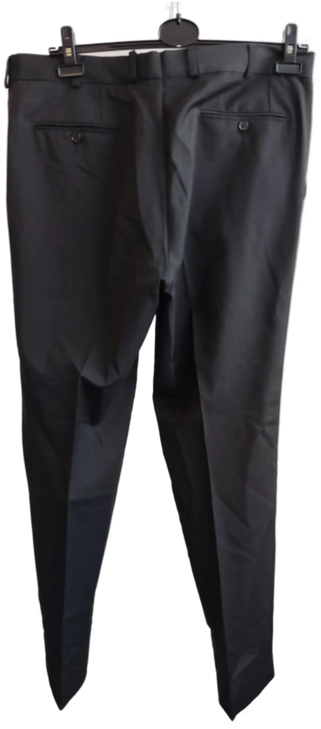 DON GIL Herrenanzug 2-teilig schwarz gestreift - L - Hose - 54 – Bild 6
