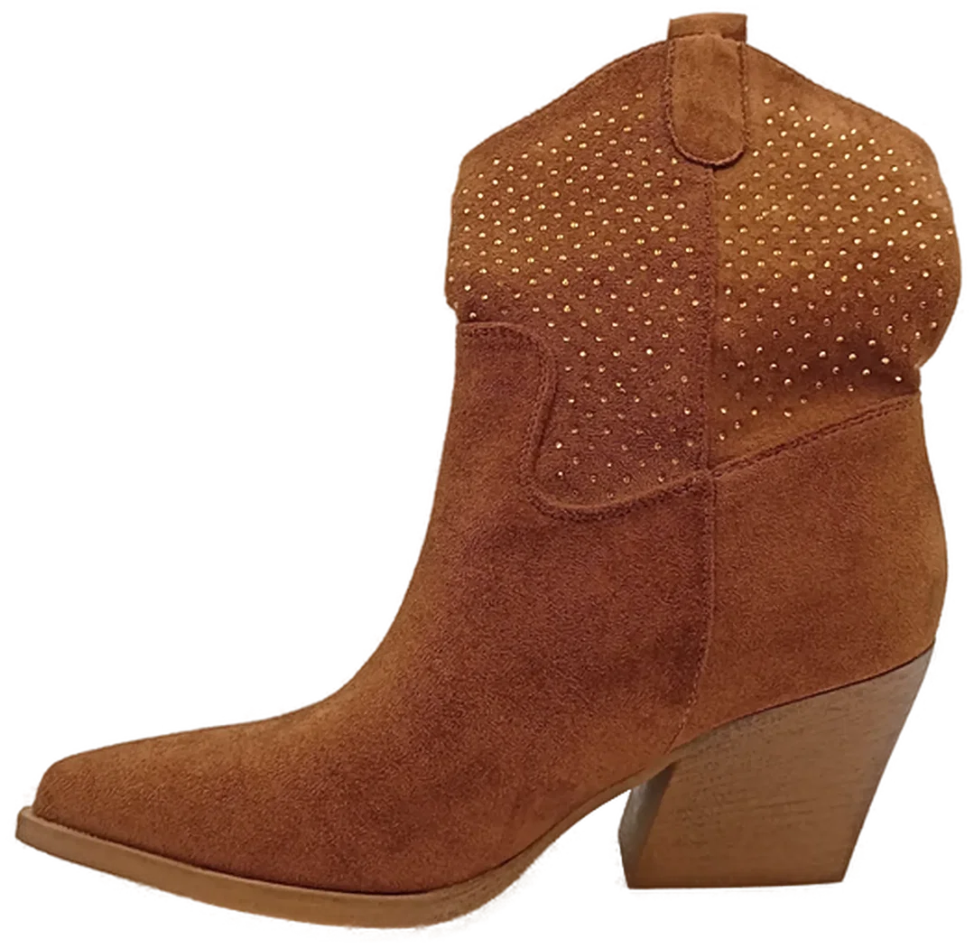 Dame Rose Westernstiefletten braun/glitzerdetails Gr. 37 – Bild 7