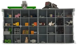 Minecraft Minifiguren-Sammelkoffer, Aufbewahrungswürfel, MATTEL, 20 Figuren - Bild 2