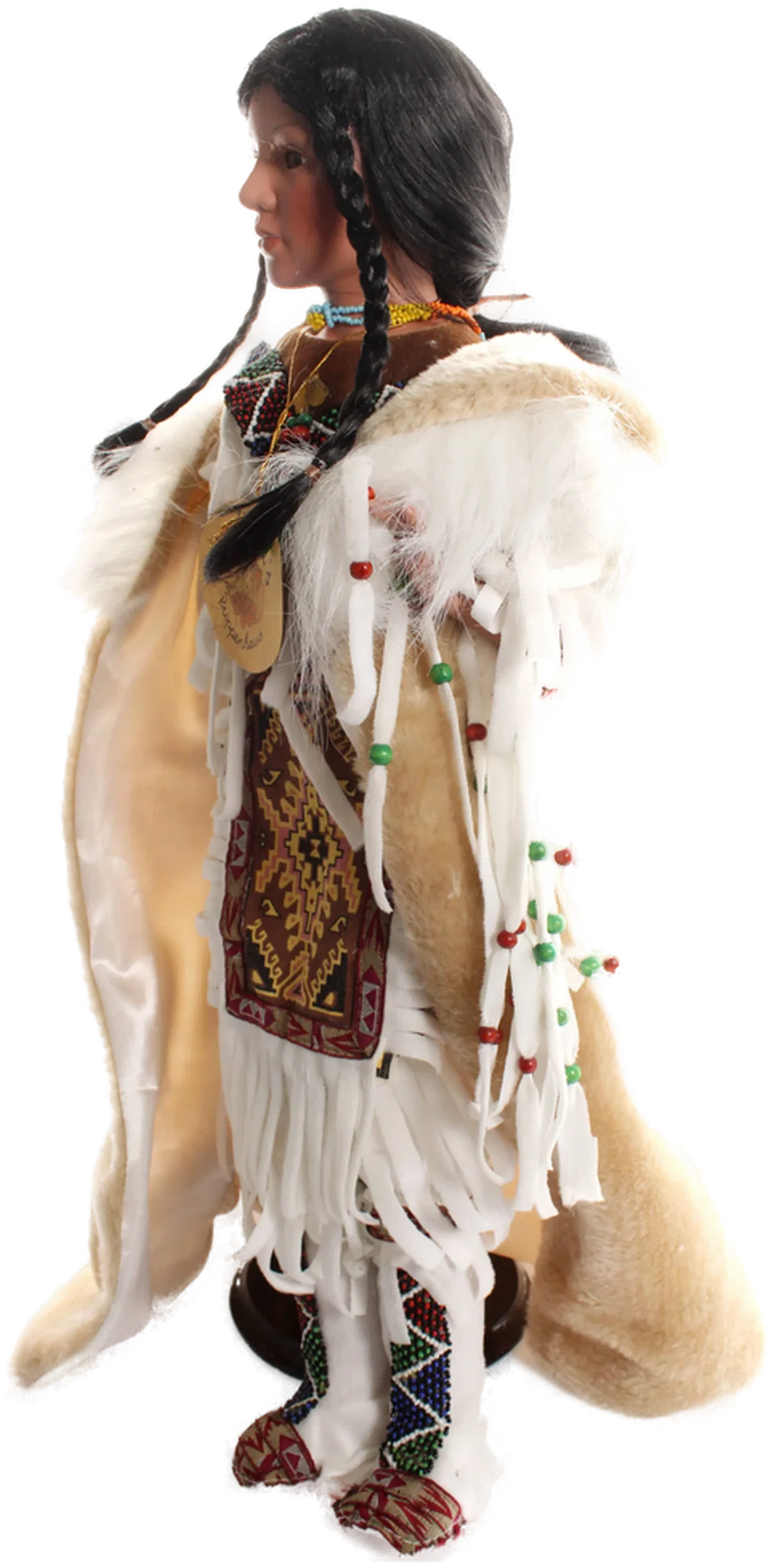 Große Sammlerpuppe „Adelie“ – Puppenhaus – Indianerin / Native Style – ca. 56 cm – Bild 2