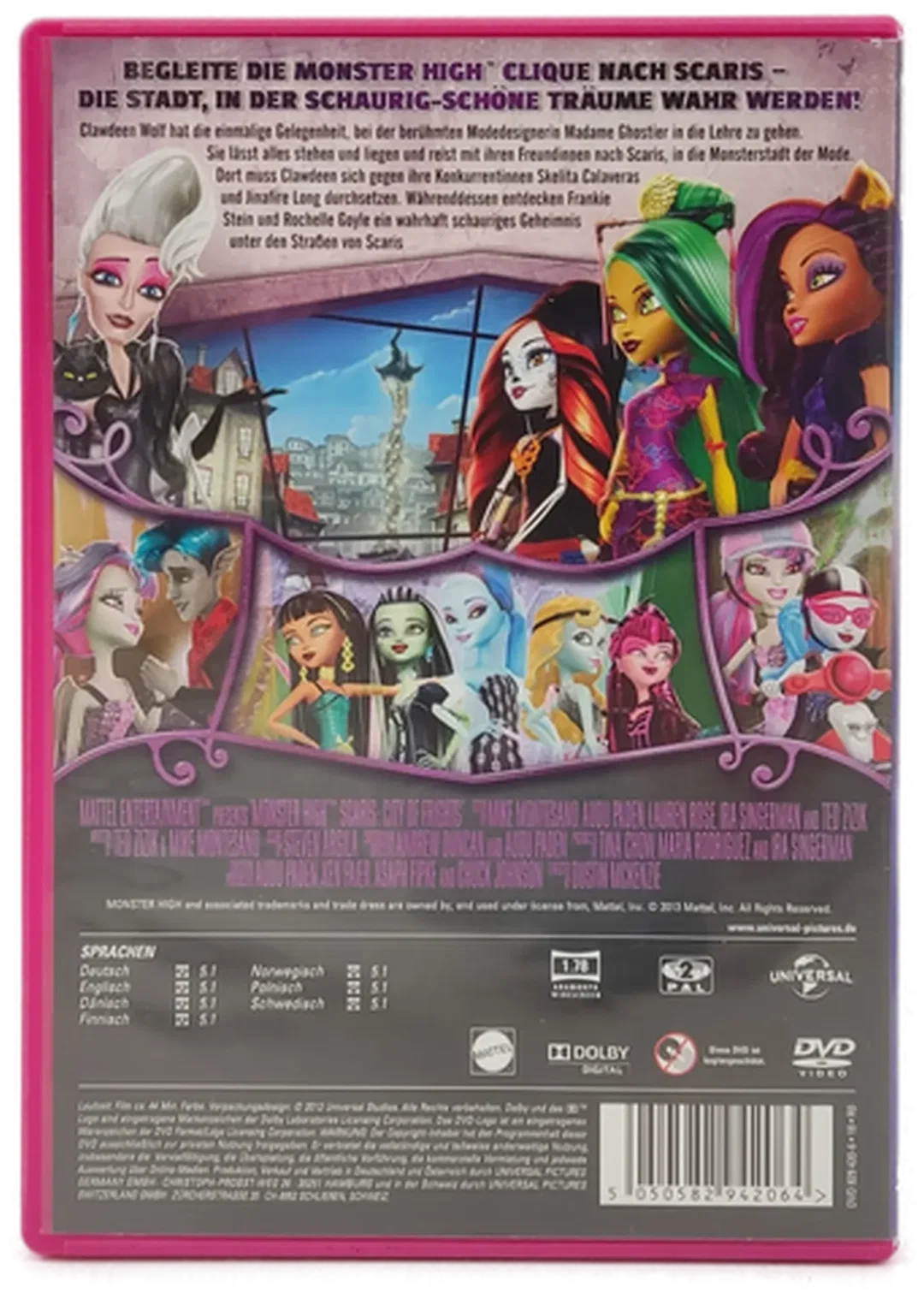 DVD Monster High "Scaris Monsterstadt der Mode" – Bild 2