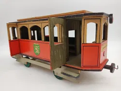 Vintage Holzbus und Straßenbahn per Hand gefertigt  - Bild 17