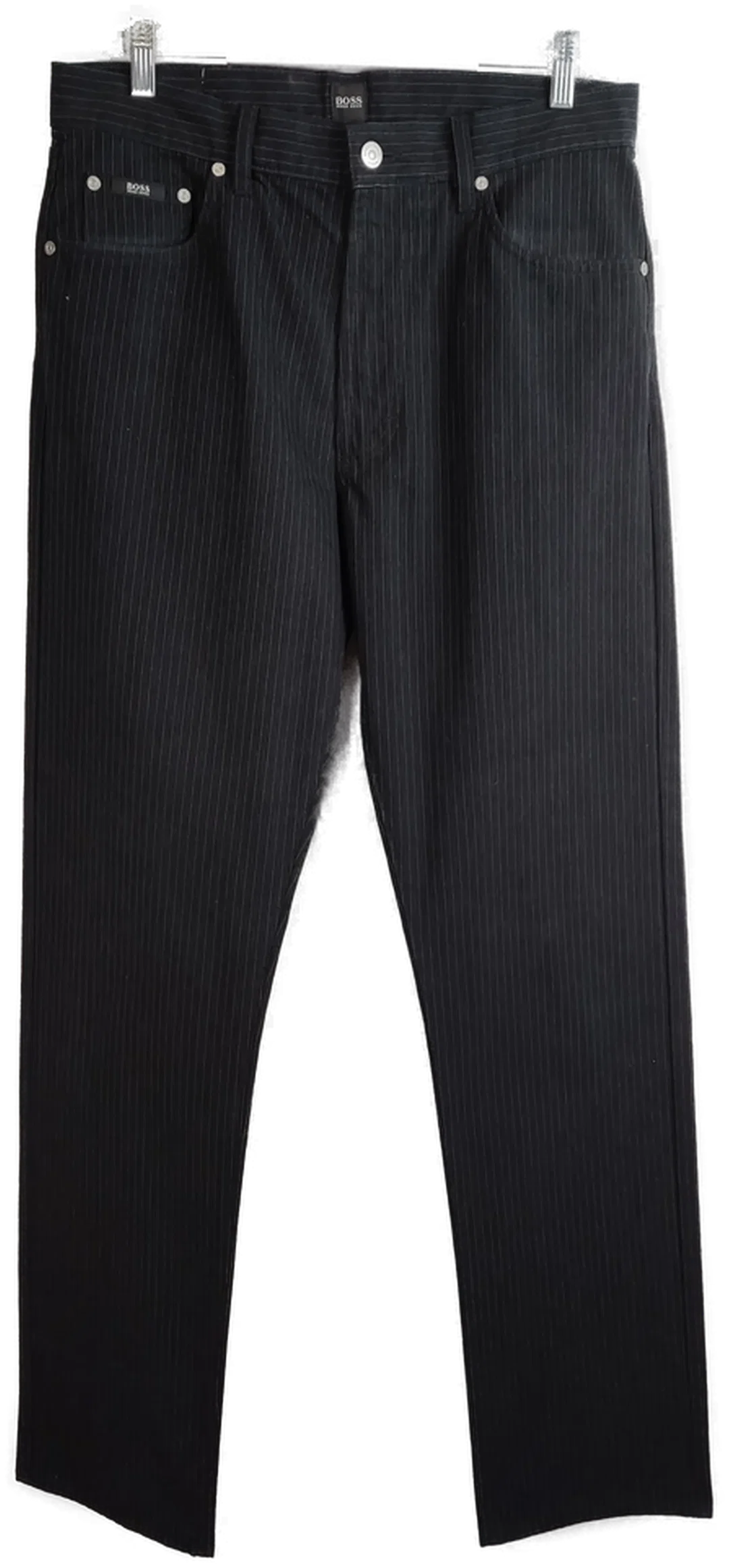 Boss Herren-Hose Gestreift Baumwolle W34 L36 | Sehr Gut Erhalten – Bild 1