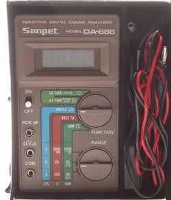 Sanpet DA-888 LCD Digital Engine Analyzer – Motortester mit Induktivklemme - Bild 3