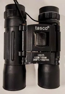 Tasco Fernglas 10x25 Kompaktfernglas Schwarz ca. 11 cm - Bild 2