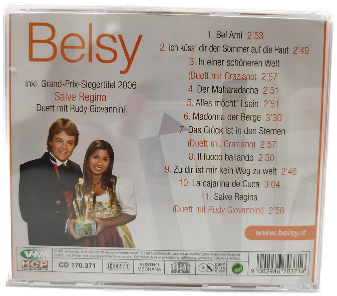 Belsy, Bel Ami - CD / inkl. Grand Prix Siegertitel 2006 – Bild 2