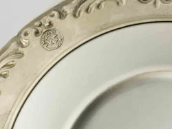 Porzellan Wandteller mit Zinnrahmen Sommer ⌀ 23cm - Bild 2