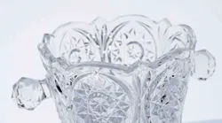 Bleikristall Sektkühler, klein, Facettenschliff, 14 cm - Bild 2