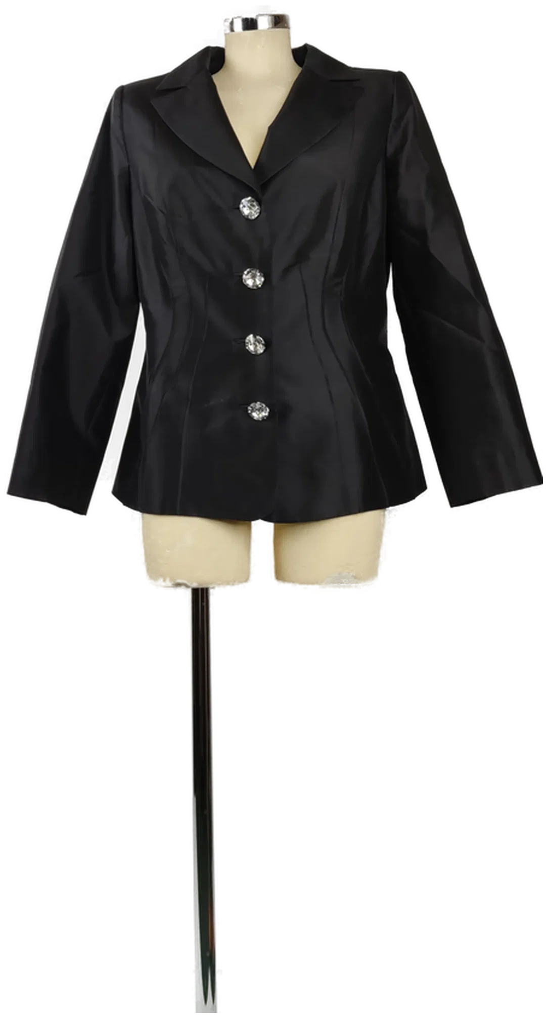 Eleganter Blazer Sarissa Silk Thailand Strass-Knöpfe | Abendlicher Glanz Größe 44 – Bild 15