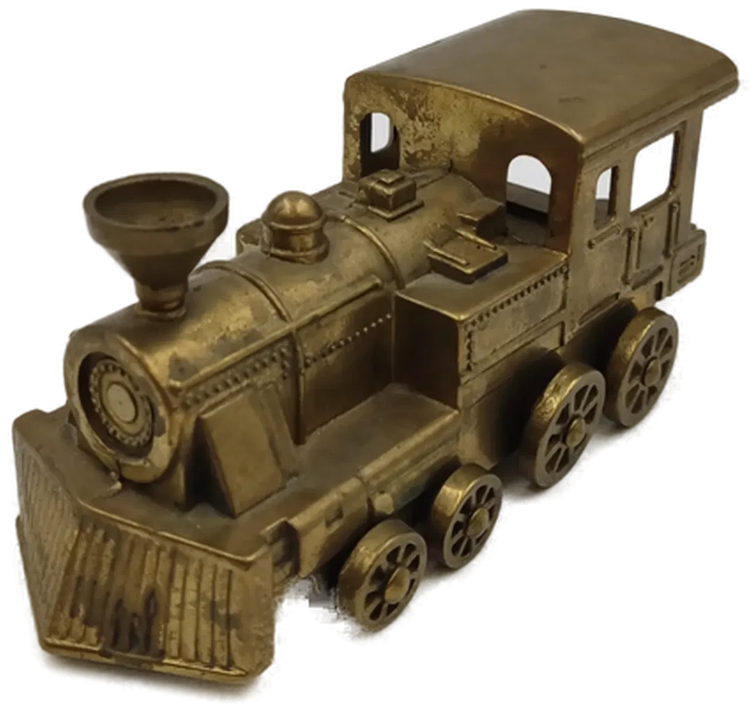 Vintage Messing Lokomotive "AAC WESTERN" – Bild 1