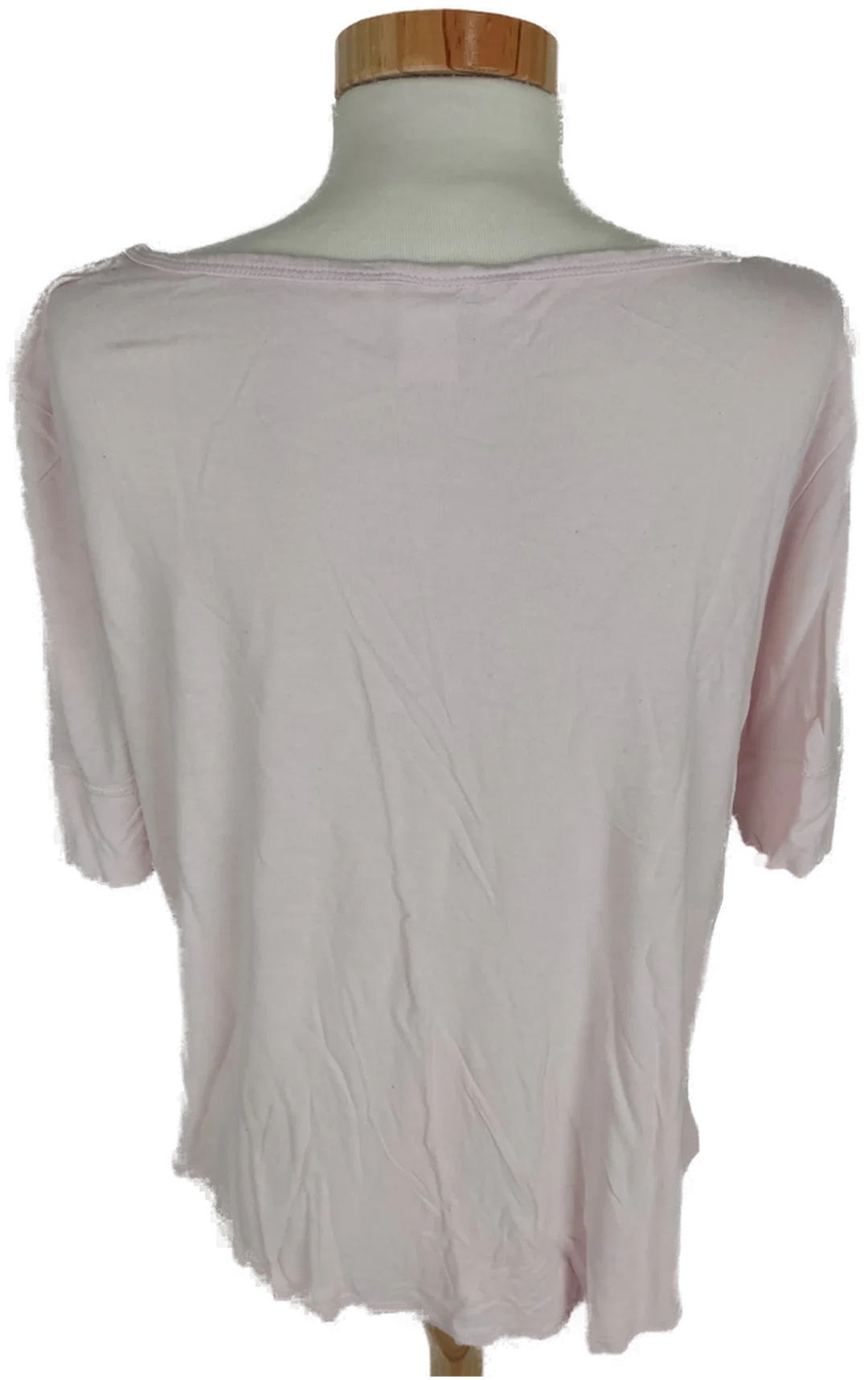 T-Shirt "H&M-Basic", kurzarm mit Rundhalsausschnitt, rosa, Größe L – Bild 3