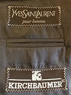Yves Saint Laurent Herren Sakko braun/schwarz Gr. 52 - Bild 4
