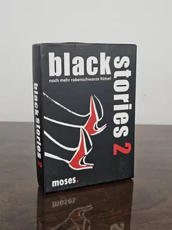 black stories 2 - noch mehr rabenschwarze Rätsel - Gesellschaftsspiel - moses.  - Bild 1