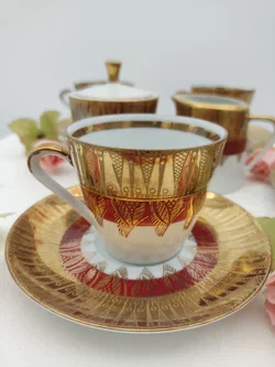 Bavaria Porzellan Kaffeeservice mit Schönheitsfehler | Vintage-Schatz - Bild 4