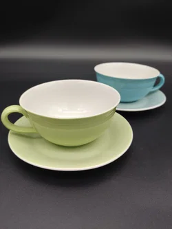 Lilien Porzellan Tassen & Unterteller - Bild 2