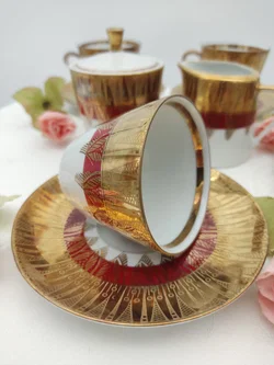Bavaria Porzellan Kaffeeservice mit Schönheitsfehler | Vintage-Schatz - Bild 9