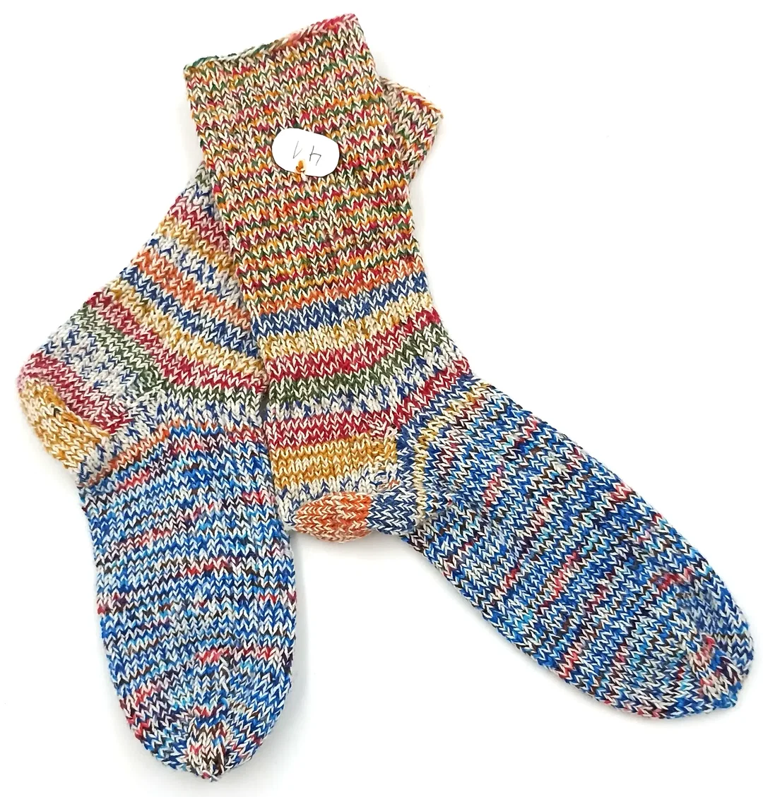 Handgestrickte Wollsocken Gr. 41 - Bild 1