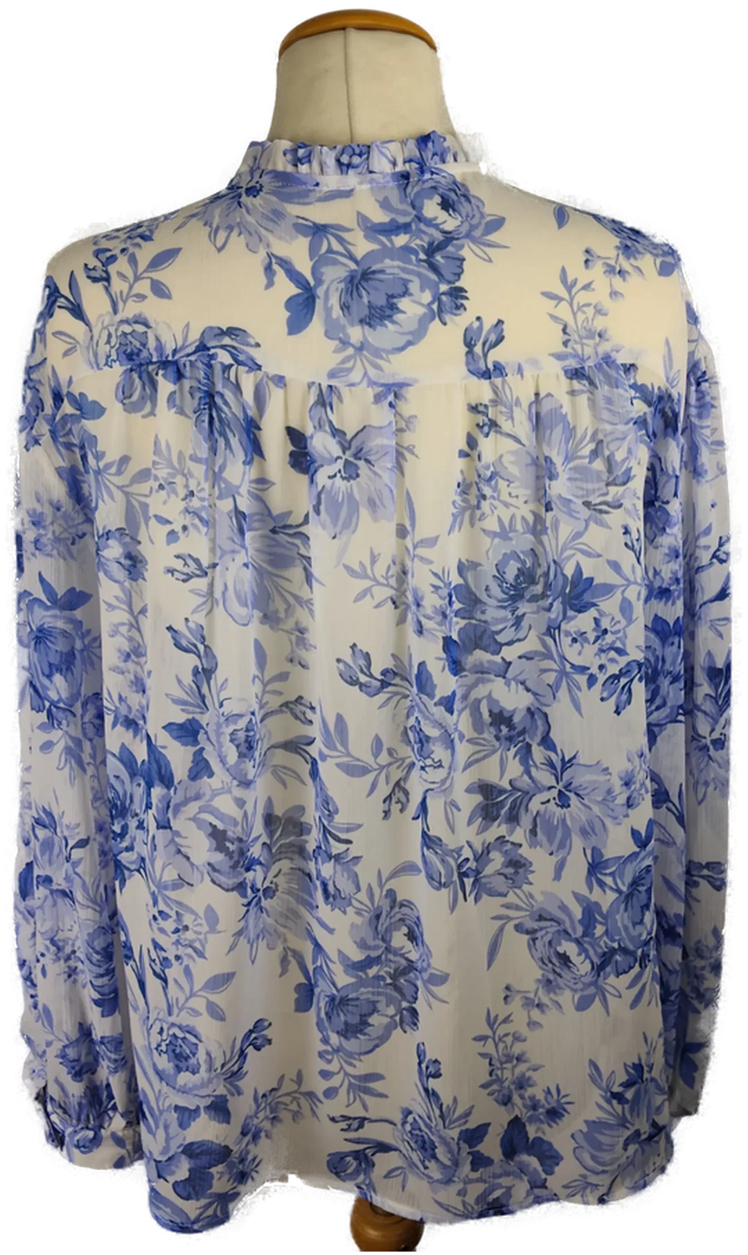 Zara Bluse Geblümt Polyester | Jeans-Begleiter – Bild 3