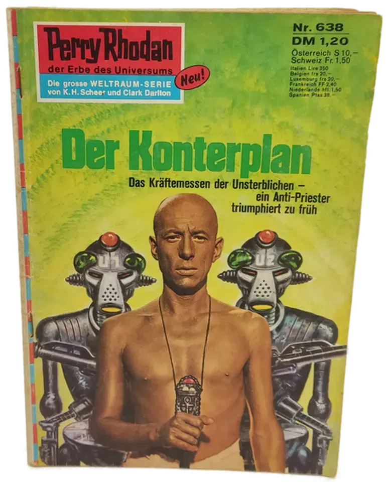  Romanheft Perry Rhodan Der Konterplan Erstauflage Nr.638 - Bild 1