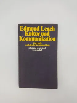 Kultur und Kommunikation - Zur Logik symbolischer Zusammenhänge-  Edmund Leach - Bild 1