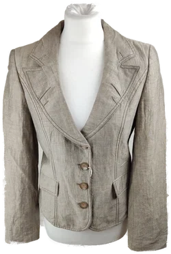 Damen Blazer Taifun Leinen Größe 36 | Leinenliebe – Vorschau 1