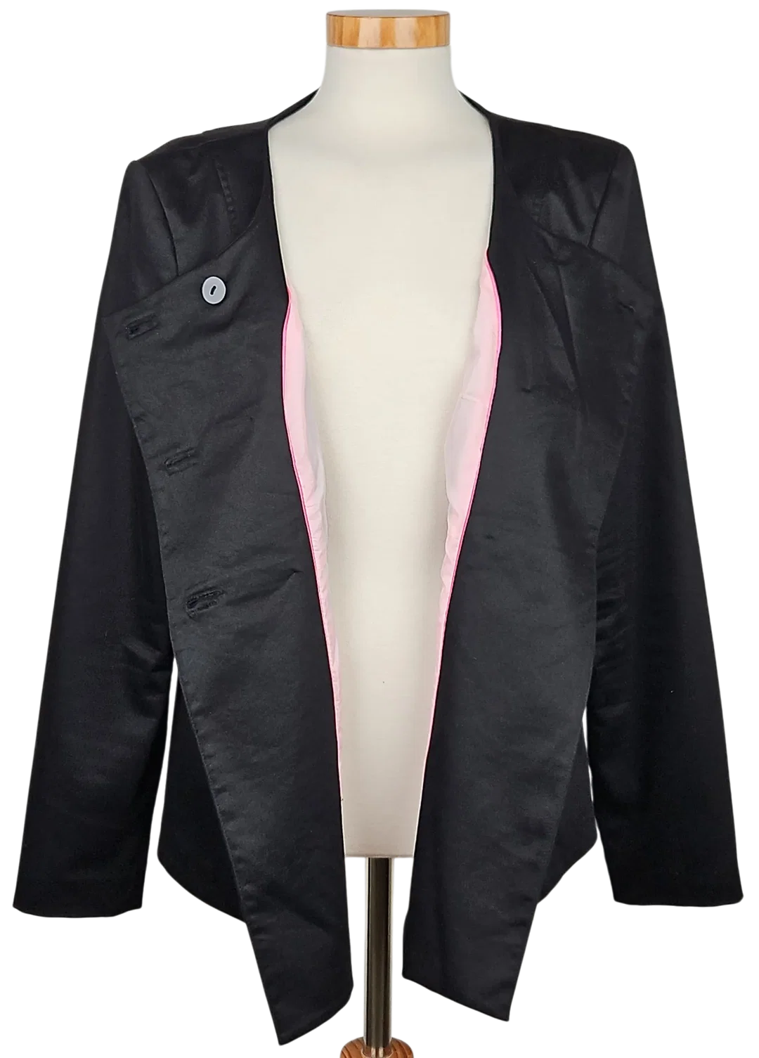 H&M Damen Blazer, schwarz - Gr. XXL  – Bild 2