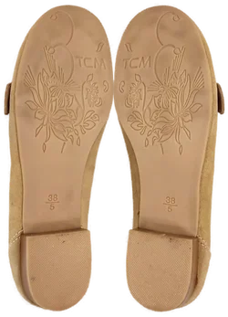 Tchibo TCM Damen Schuhe beige Gr. 38 - Bild 5