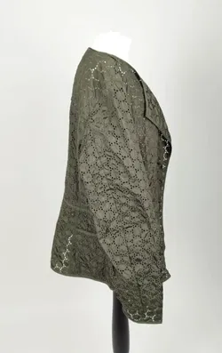 Moncler Grüne Jacke - 67% Baumwolle, 33% Polyamid - Bild 2