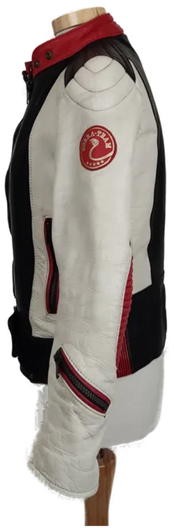 Louis Damen Biker Ledercombi mehrfarbig Gr. 34 - Bild 2