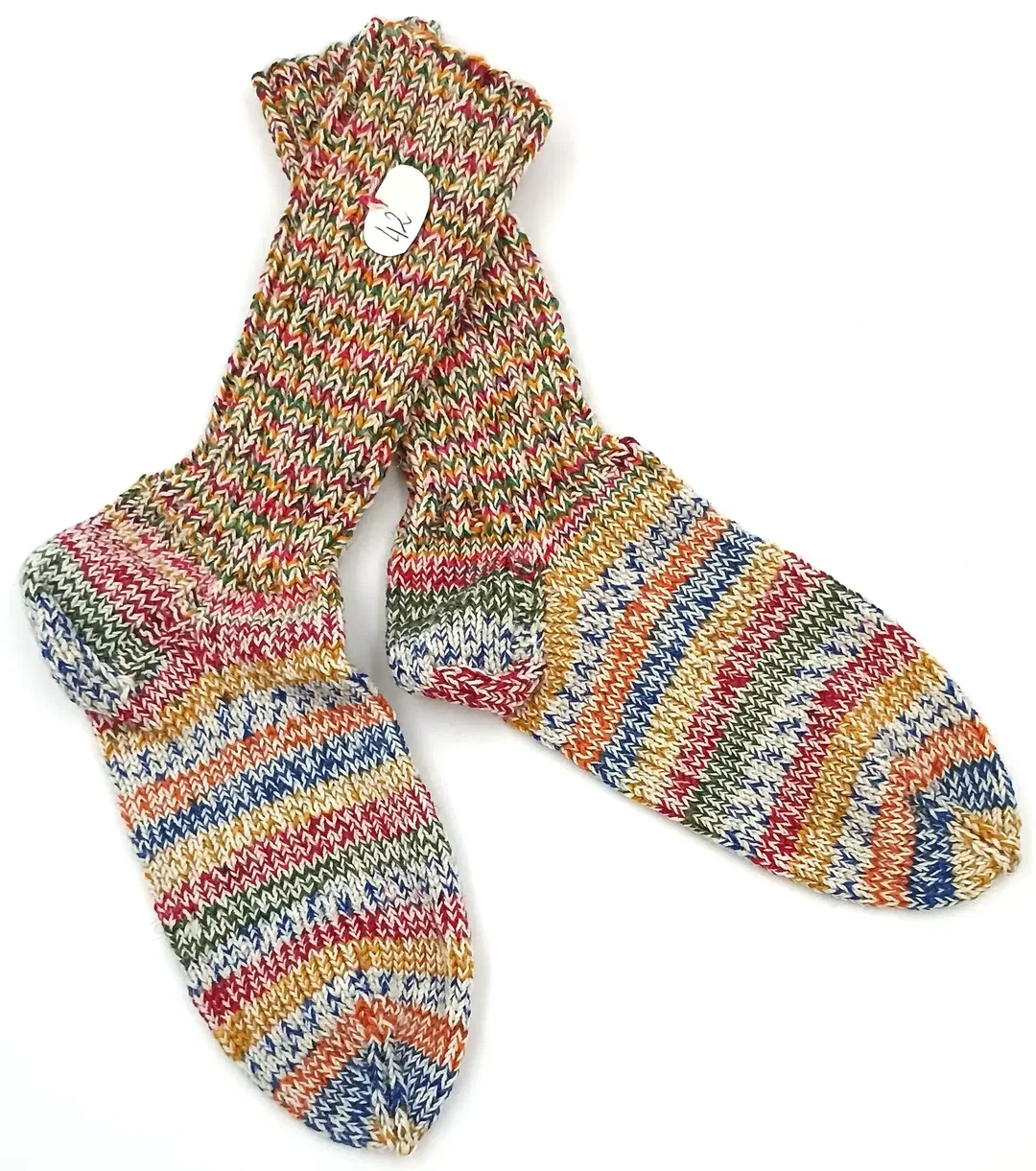 Handgestrickte Wollsocken Gr. 42 - Bild 1