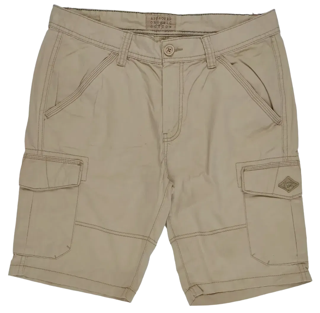 Charles Vögele Herren Cargo Shorts, beige - Gr. M  - Bild 4
