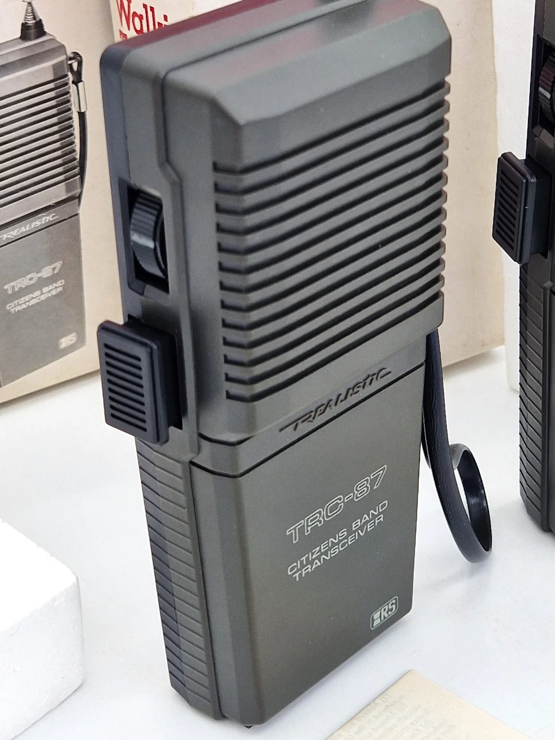 Realistic TRC-87 1-Kanal CB-Walkie-Talkie Set (2 Stück) - Schwarz - OVP – Bild 4