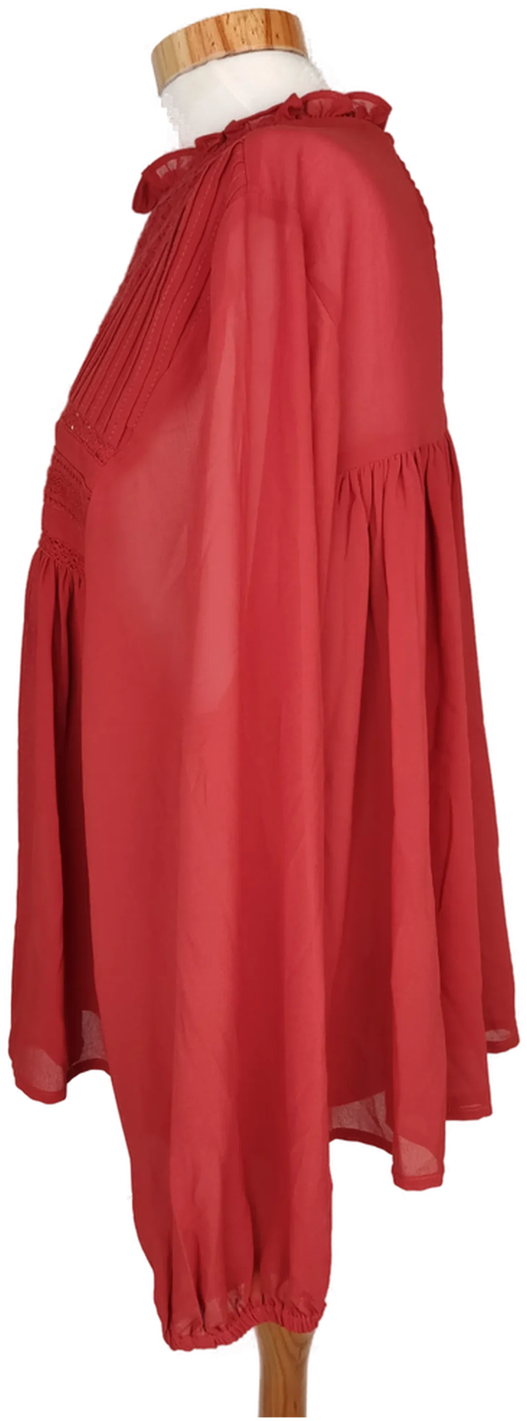 AMISU Damen Bluse rotbraun - S/36 – Bild 3