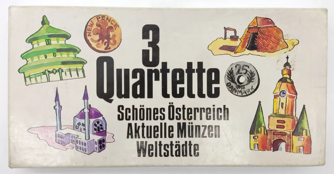 3 Quartette Nr. 981 - Vintage Kartenspiel  - Bild 4
