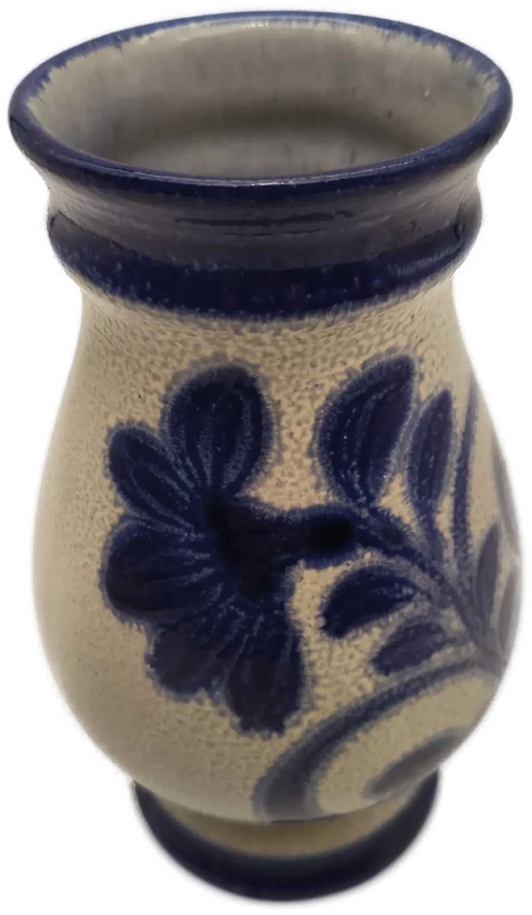Knödgen Edel - Keramik, Vintage Vase, handbemalt, Modell 1550/20 Westerwald, 1970er/1980er – Bild 1