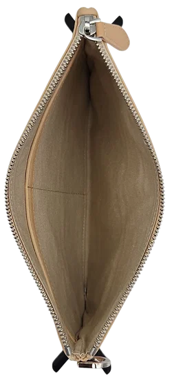 Max V. Koenig Damen Lederkulturbeutel, creme/pink/grau - Bild 4