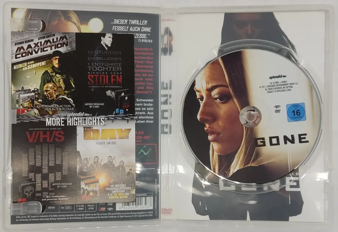 DVD "Gone - Keiner glaubt ihr. Nichts wird sie aufhalten" mit Amanda Seyfried – Bild 3
