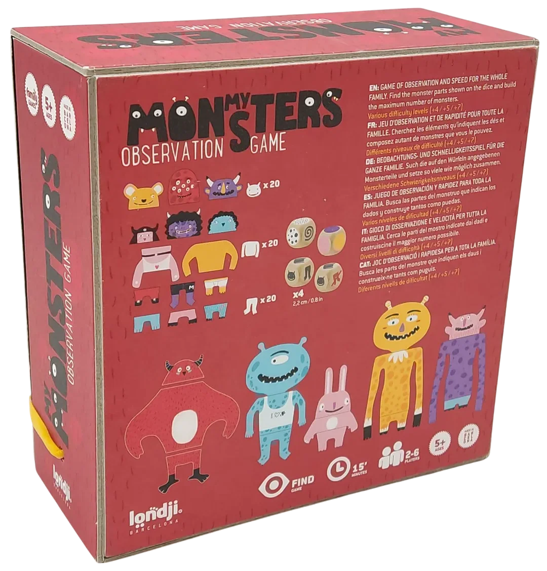 MY MONSTERS - Gesellschaftsspiel - londji Barcelona  – Bild 2